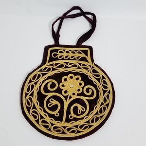 Velvet Handmade Christmas Ornaments Bag